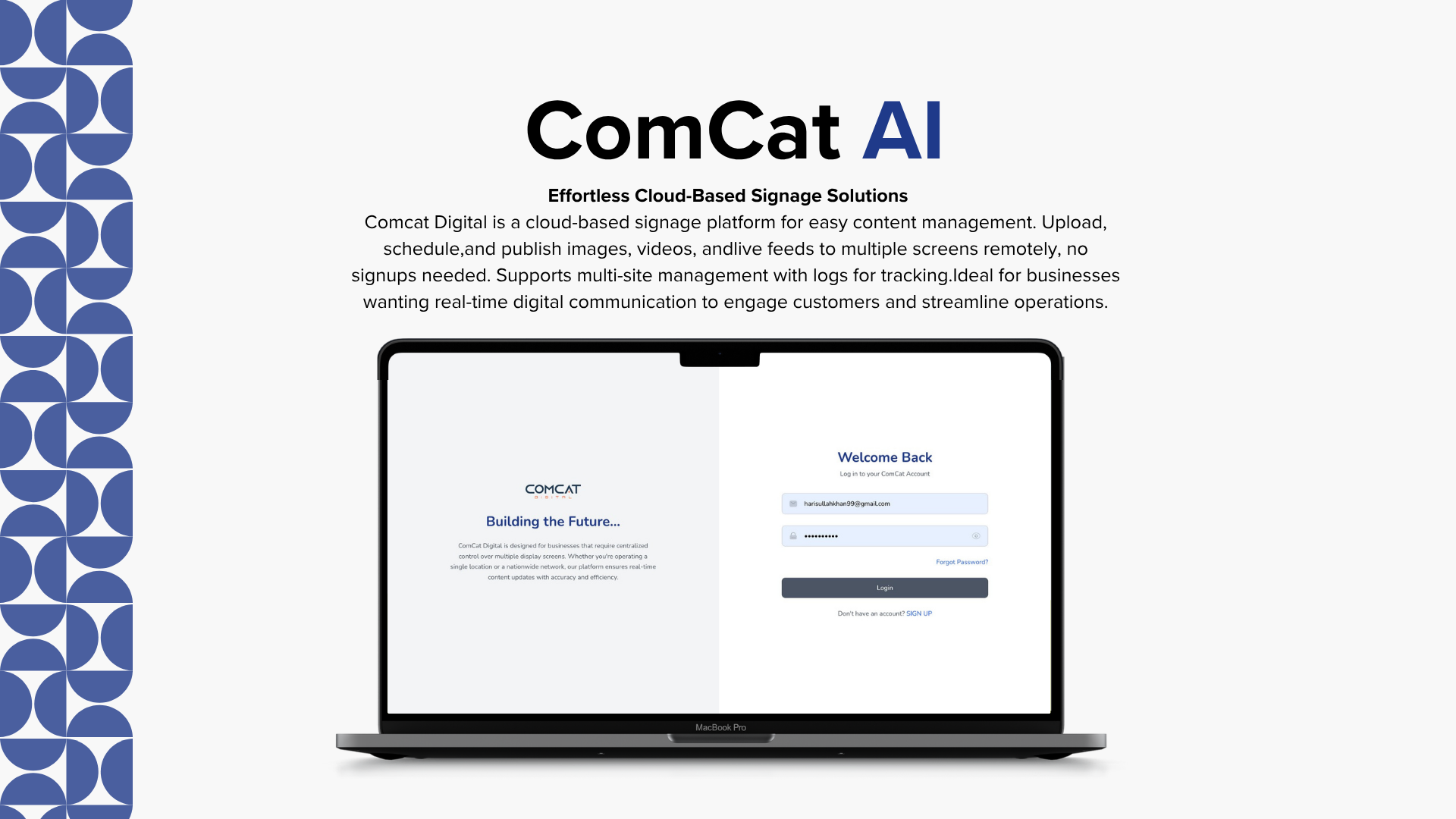 Comcat AI portfolio deck cover